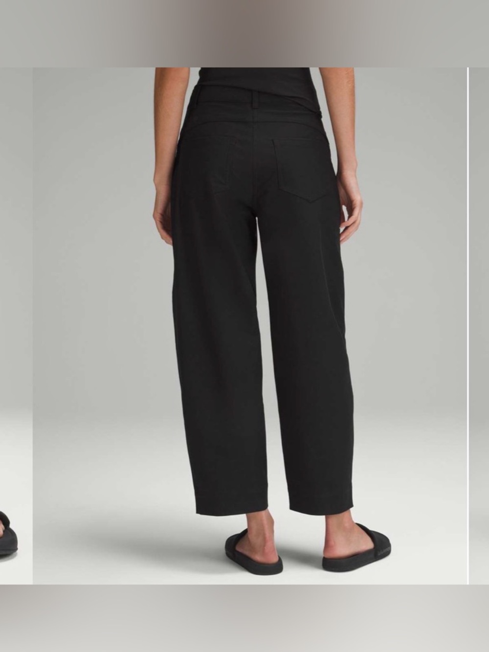 lululemon athletica Black Wide-Leg High-Rise Pants